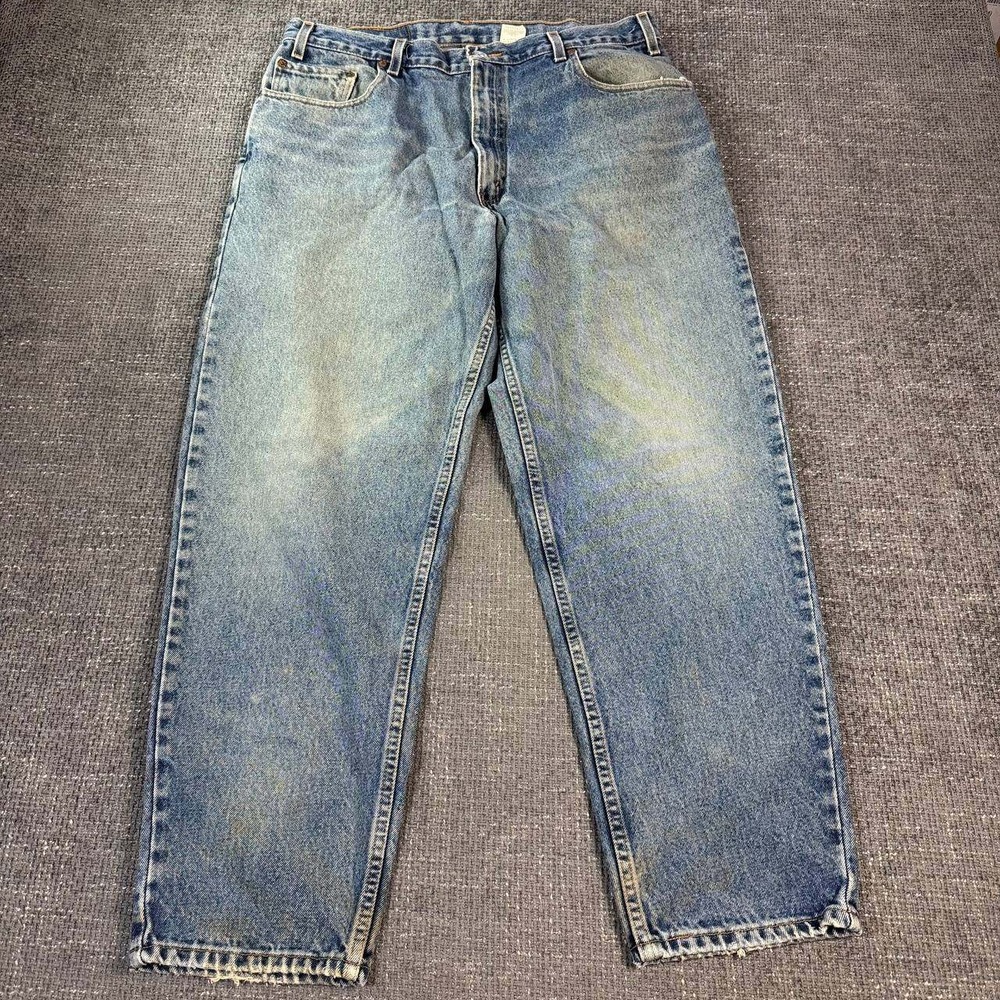 Levi's 560 Loose Fit Tapered Leg Jeans Mens 34x30 Blue Medium Wash Baggy 90s